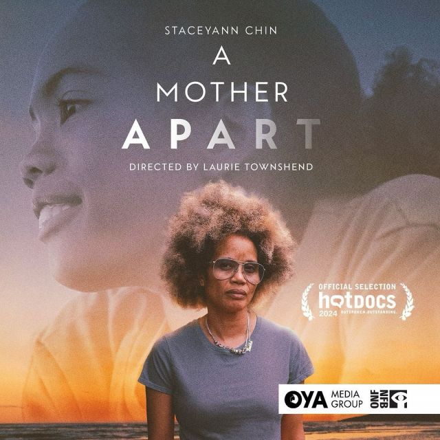 so excited to celebrate my sis @laurie.townshend  and her first feature documentary. it’s been deeply inspiring and incredibly moving to watch her journey in making this film, and such a massive honour to lend my vocals to the soundtrack. 

i know it will be deeply emotional to take in this vision on the big screen for the very first time 🤧🥹😭

soooo fkn excited & sooo mf proud 🫂✨🖤

<< more info about the film below + ticket 🔗 in my bio >>

—

We are so thrilled to share that A Mother Apart will have its WORLD PREMIERE @hotdocs_  2024!!

Poet, lesbian, warrior, mother…daughter, Staceyann Chin reimagines the essential art of mothering in A Mother Apart, a feature documentary by @laurie.townshend 

Co-production of @oyamediagroup & @ONF_NFB 

* * * * 
“𝐌𝐲 𝐦𝐨𝐭𝐡𝐞𝐫’𝐬 𝐥𝐞𝐚𝐯𝐢𝐧𝐠 𝐦𝐞 𝐰𝐚𝐬 𝐭𝐡𝐞 𝐟𝐢𝐫𝐬𝐭 𝐰𝐨𝐮𝐧𝐝.”

Staceyann Chin embodies multiple complex identities—poet, activist, lesbian, Jamaican American, mother. But the most complicated of all is “daughter”…

Abandoned by her mother as a child, Staceyann has been seeking her out for decades, travelling the globe in a one-sided attempt to forge a meaningful bond with the woman who brought her into the world. And now, as the parent of nine-year-old Zuri, she wrestles with an all-consuming dilemma: how to mother a daughter when your own mother was missing in action. 

* * * * 
𝗦𝗖𝗥𝗘𝗘𝗡𝗜𝗡𝗚𝗦
*Friday, April 26, 7:45 pm *World premiere
Sunday, April 28, 11:15am 

Ticket link in bio 

* * * * 
A Mother Apart 

Featuring @staceyannchin & Zuri Chin 

Directed by @laurie.townshend 

Produced by @therealgoldelox @directorngardy @justinepics 

Executive Producers @chandachevannes @therealgoldelox @directorngardy, Anita Lee

Written by @laurie.townshend, @therealgoldelox 

Directors of Photography @mrinaldesai5 @ashleyirisgill @sanguinuss 

Edited by @sgoddis 

Motion Designer @blkbeta 

Music Composed by @tomthird 

Vocals by @stateofsate 

Associate Producer @elise.whittington 

Development Producer @marinlea 

Production Managers @ninabeveridge @fonnatasha 

Story Editor @ricardo_acosta_editor